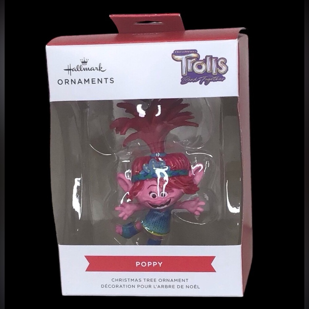 NEW Hallmark Dreamworks Trolls Poppy Christmas Ornament